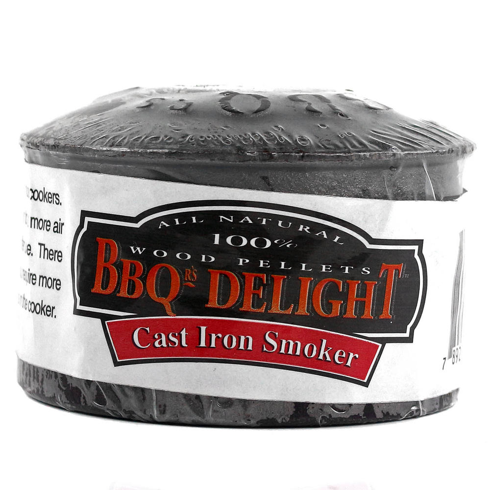 BBQr's Delight Cast Iron Smoker Pot with Wood Pellets