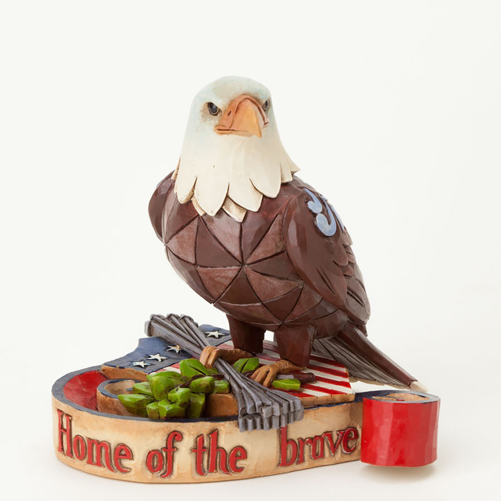 Enesco Mini Patriotic Eagle with American Flag Figurine