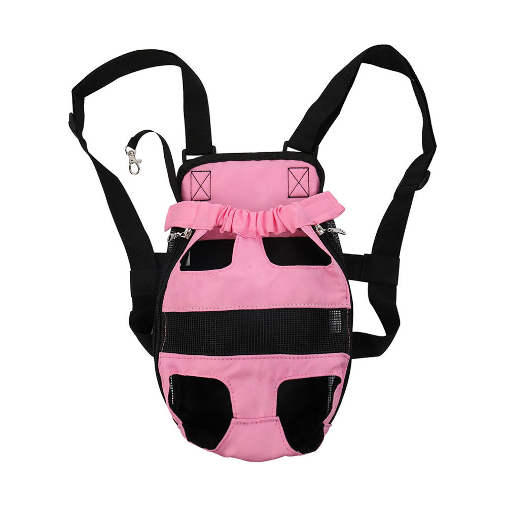 Unique Bargains Backpack Dog Pet Carrier - Pink