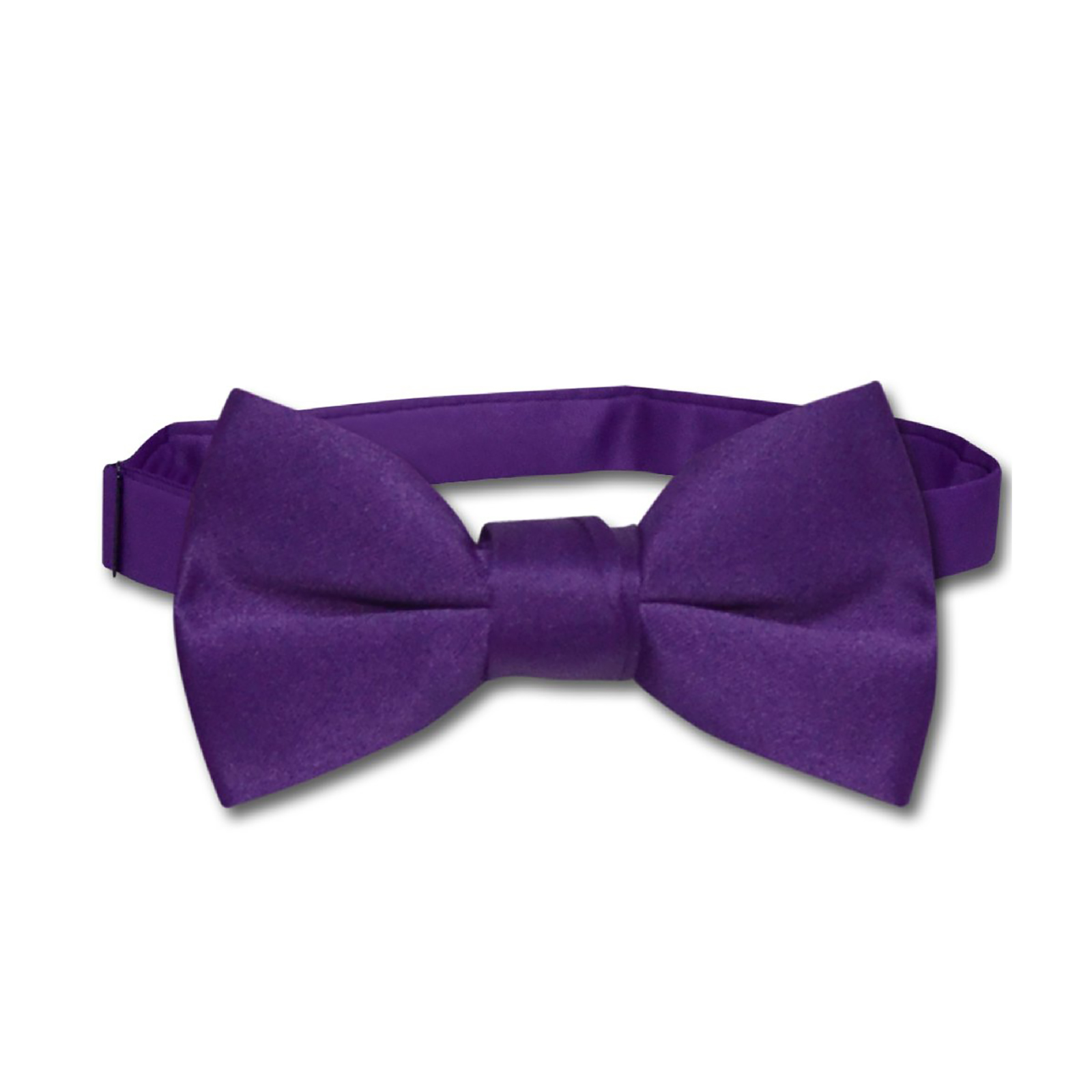 Vesuvio Napoli Boys' Clip-On Bow Tie – Purple Indigo