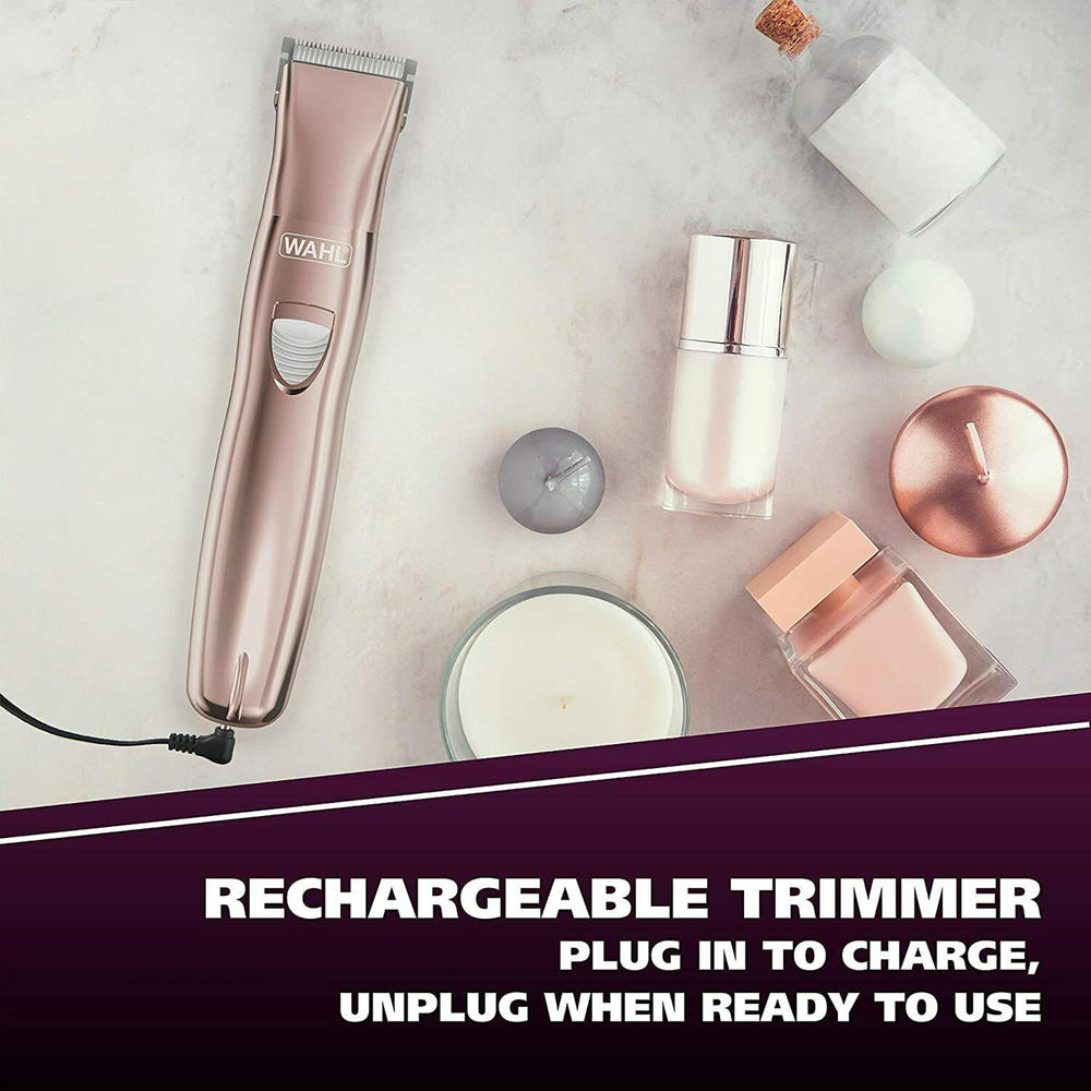 Wahl Pure Confidence Rechargeable Women's Razor Kit - Rose Gold