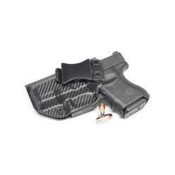 Concealment Express Glock 26/27/33 IWB KYDEX Holster - Carbon Fiber Black, Left Hand
