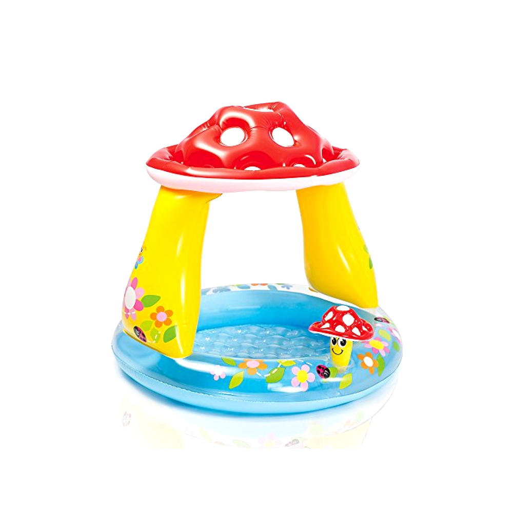 Intex 40" Inflatable Baby Pool with Mushroom Sunshade