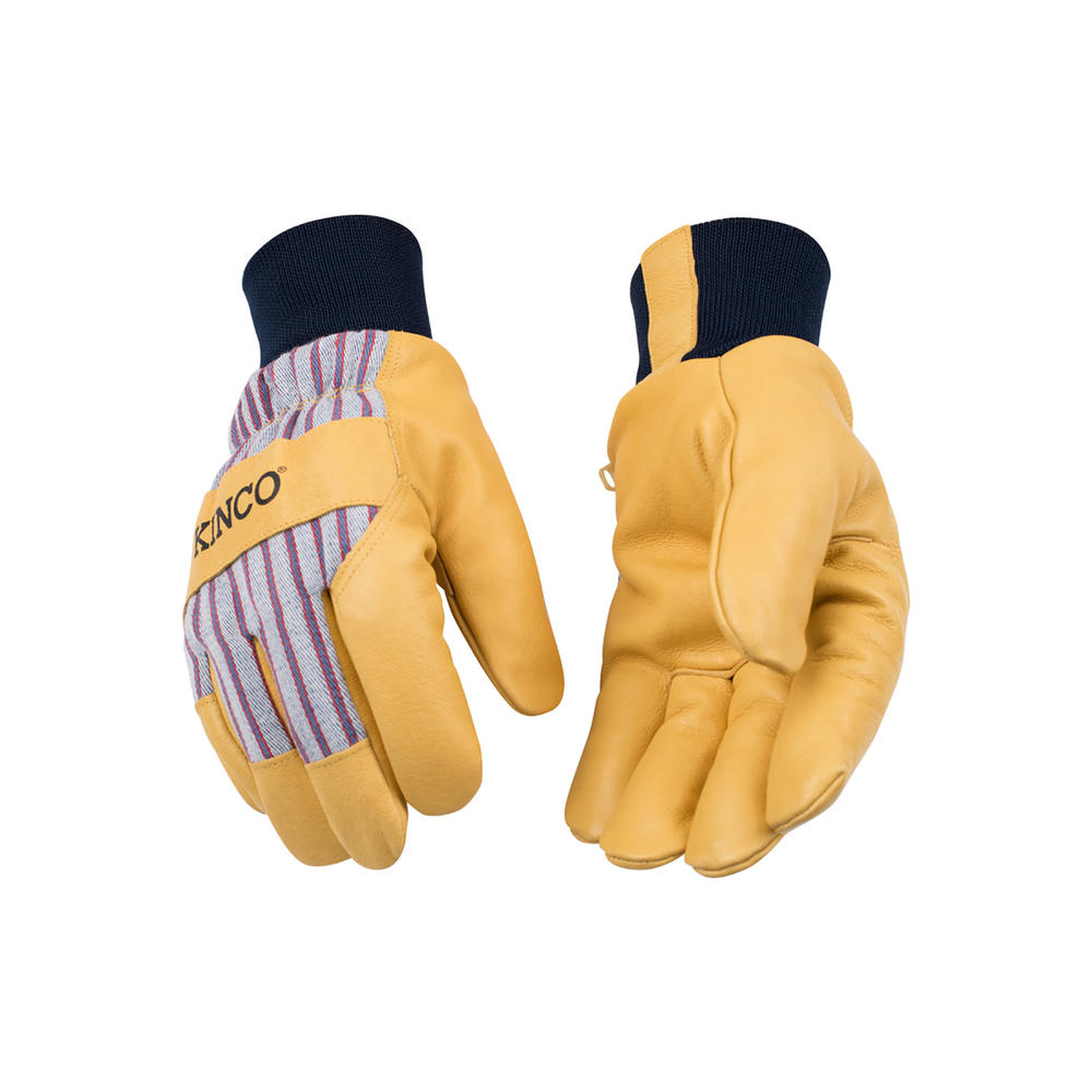 Kinco Medium Gloves with Knit Wrist - Golden