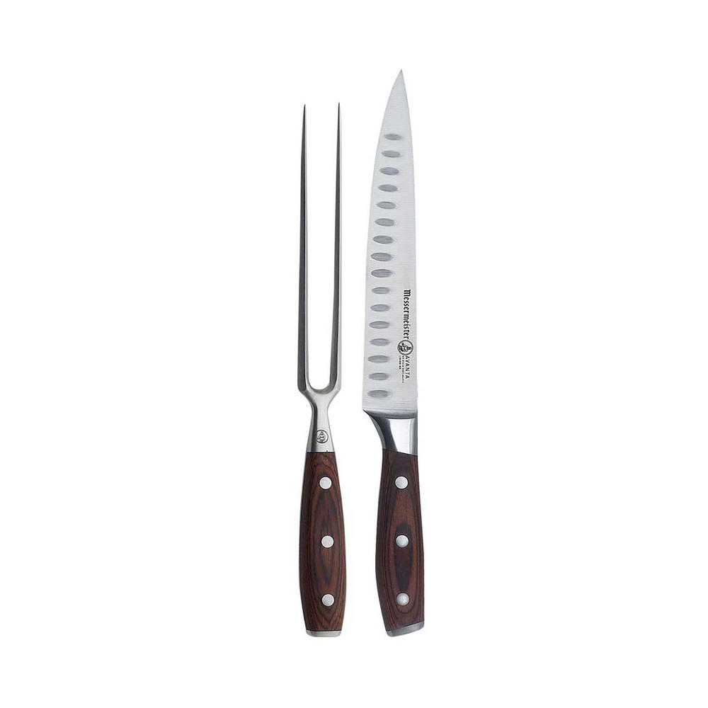 Messermeister 2pc. Avanta 8" Carving Knife and 6.5" Fork Set