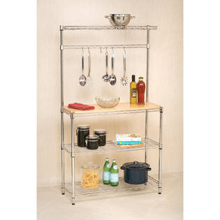 Ktaxon 4 Tiers Baker's Rack Kitchen Cart - Sears Marketplace
