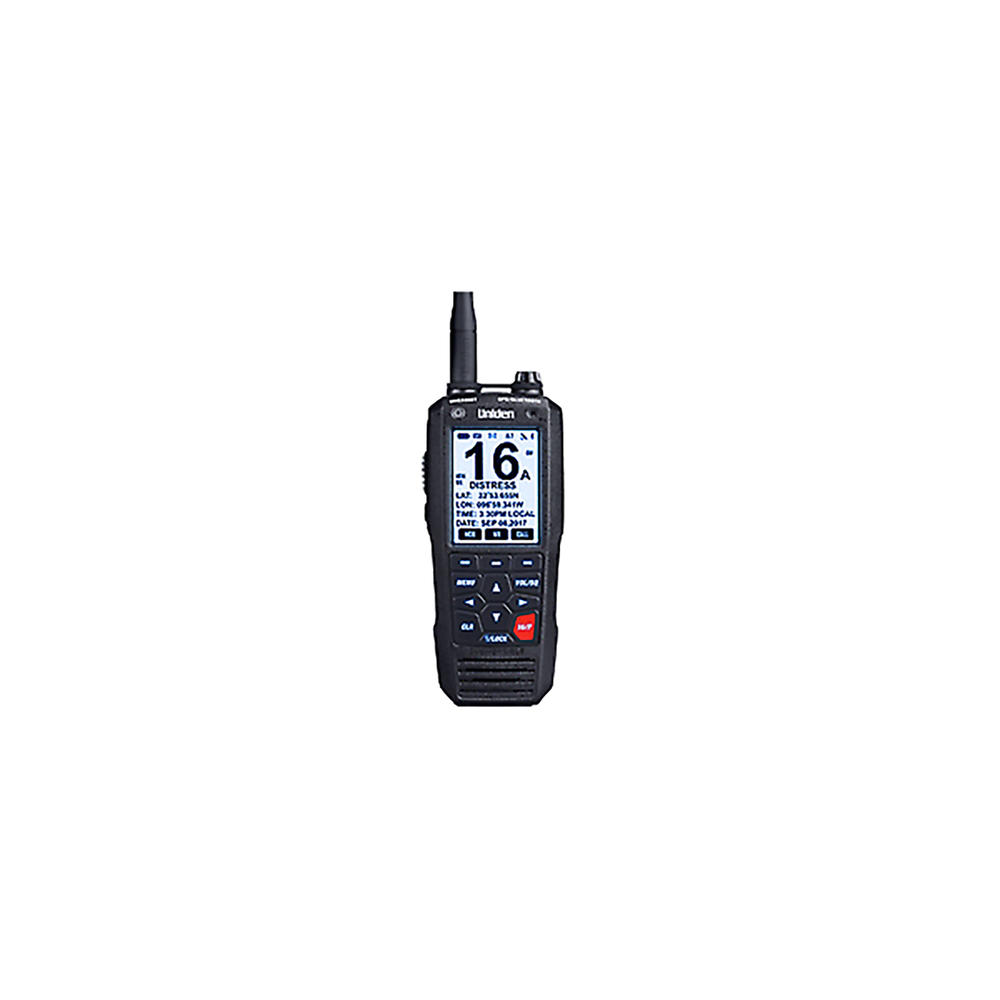 Uniden MHS335BT Floating Handheld VHF with Bluetooth Marine Radio
