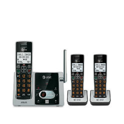 AT&T CL82313 DECT 6.0 Cordless Phone - 1 x Phone Line - 3 x Handset - Speakerphone - Answering Machine - Hearing Aid Compatible