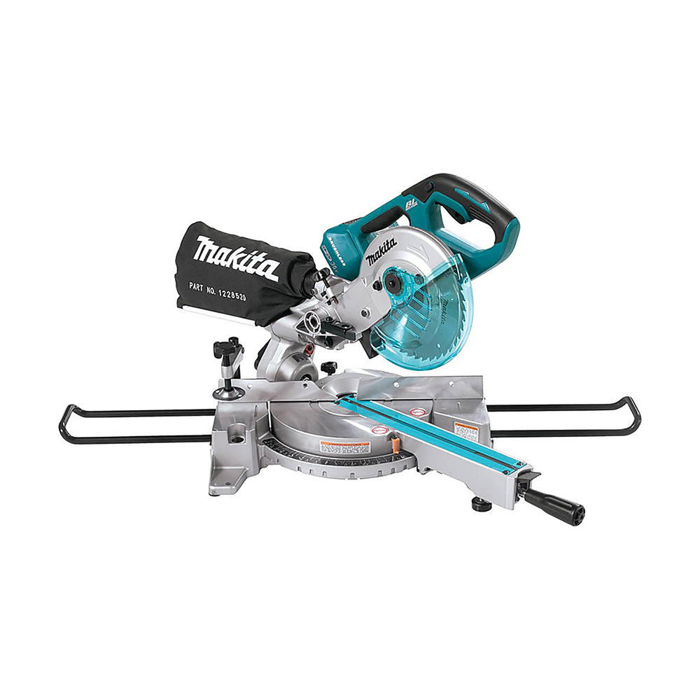Makita XSL02Z 18V X2 LXT Cordless Lithium-Ion 7-1/2 in. Brushless Dual Slide Compound Miter Saw (Tool Only)