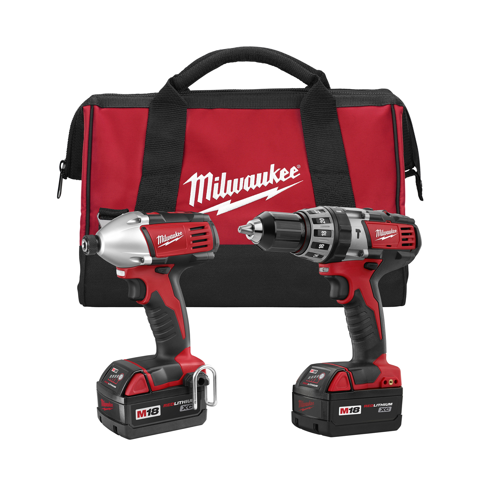 Milwaukee 2pc. Hammer Drill and Impact Driver Combo Kit
