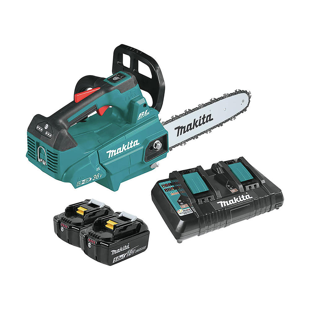 Makita XCU08PT  18V X2 (36V) LXT Lithium-Ion Brushless Cordless 14 in. Top Handle Chain Saw Kit (5 Ah)