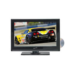 SuperSonic SC-2412 1080p LED Widescreen HDTV with HDMI Input, AC/DC Compatible for RVs and Built-in DVD Player, 24-Inch