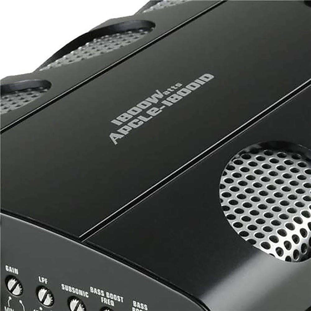 AudioPipe APCLE18001D 1800W Class D Mono Amplifier - Black