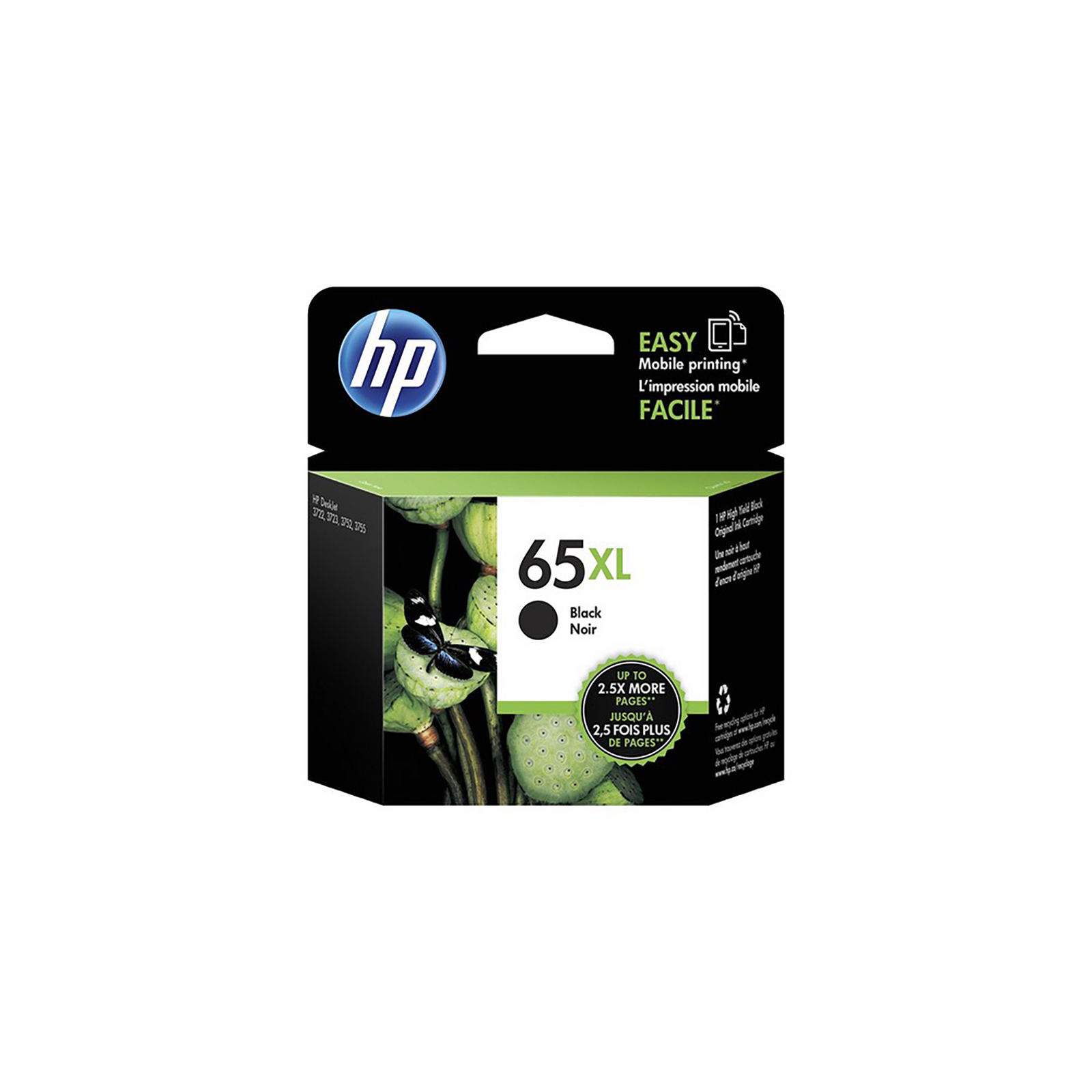 HP N9K04AN140 65XL Black Original Ink Cartridge Black300 pages N9K04AN