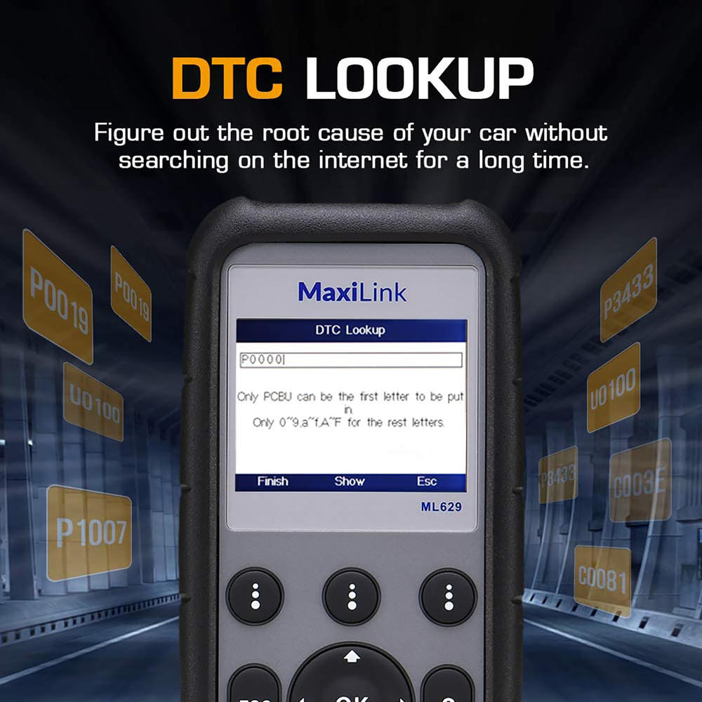 Autel OBD2 Scanner Diagnostic Code Reader for Cars