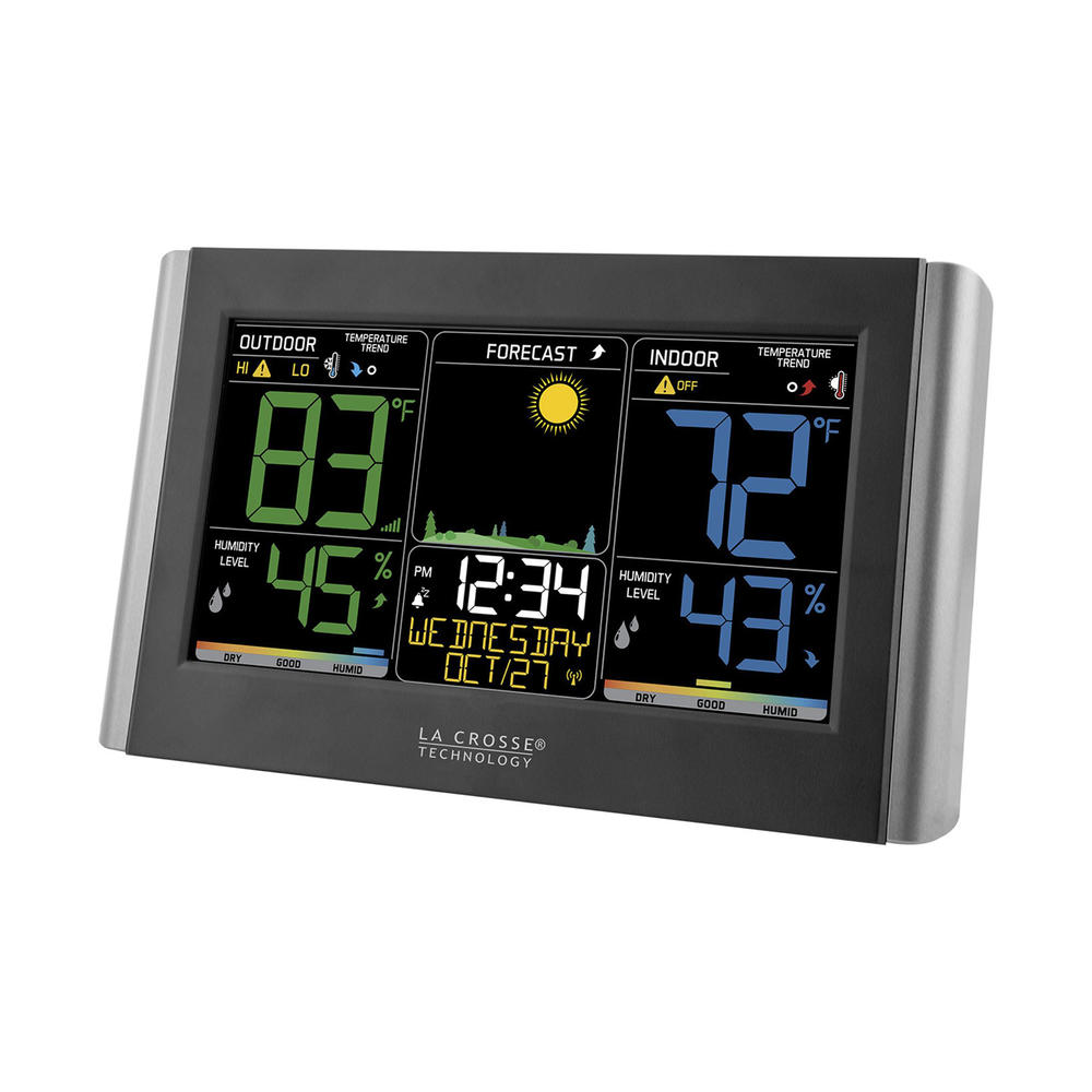 La Crosse Technology 8.75" Wireless Weather Station - Gray/Black