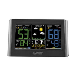 La Crosse Technology C85845-INT Weather Station, Black