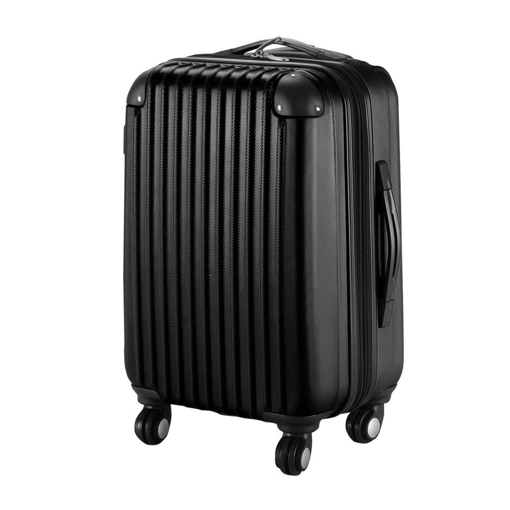 GLOBALWAY 20" Expandable ABS Trolley Suitcase Travel Bag Black