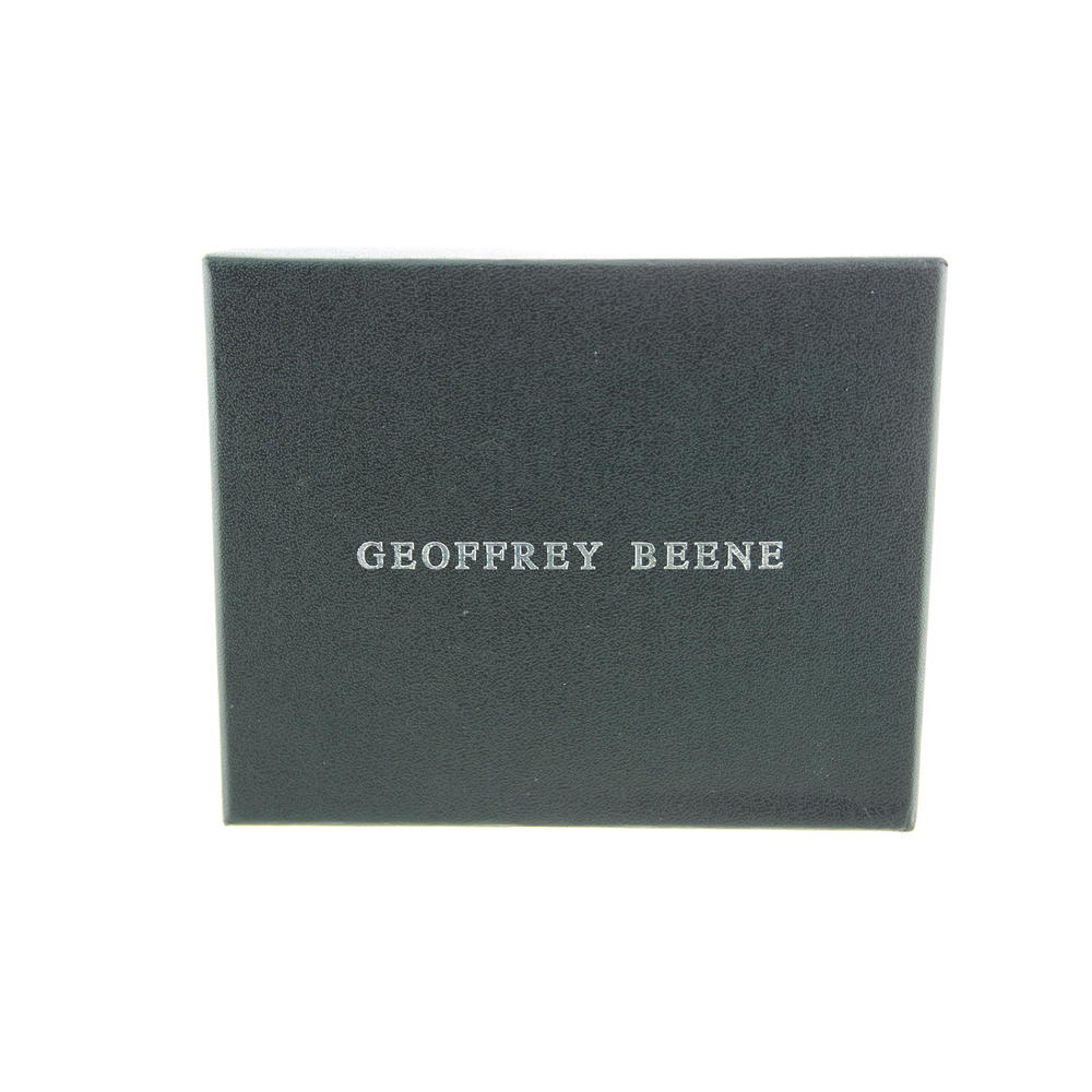 Geoffrey Beene Men's "Kisses" Cufflinks - Red/Silver Tone