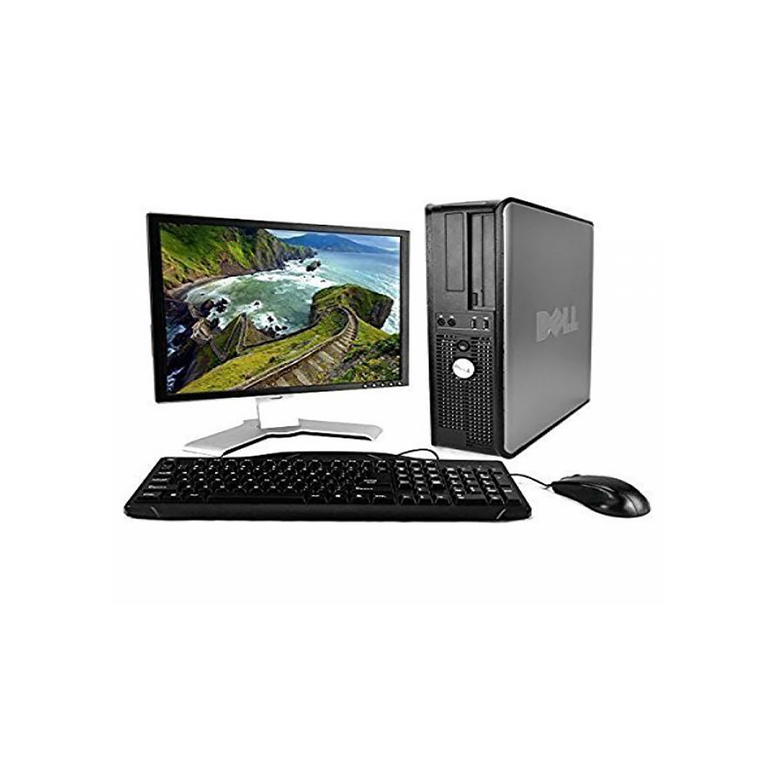 BFWYJG9 Dell Desktop Complete Computer Package with Windows 10 Home C2D  , 4GB, 160GB, DVD,W10H64,WIFI, 22 LCD (Brand May Vary)