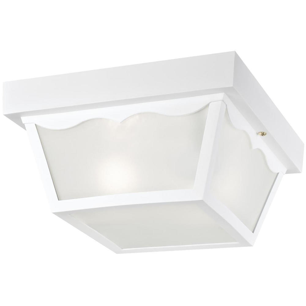 Westinghouse 2 Bulbs Outdoor Ceiling Fixture - White