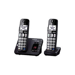 Panasonic KX-TGE232B Cordless Phone, 2 Handsets