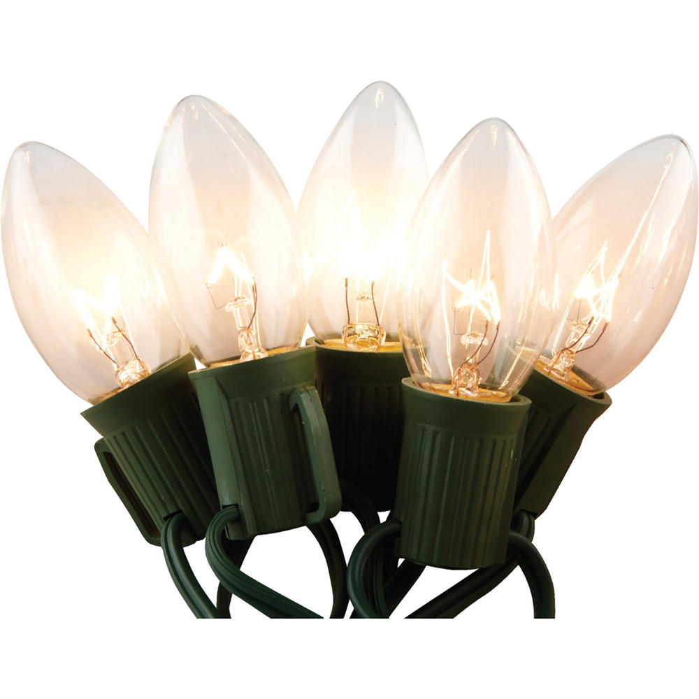 J Hofert 25-Bulb C9 Incandescent Light Set - Clear