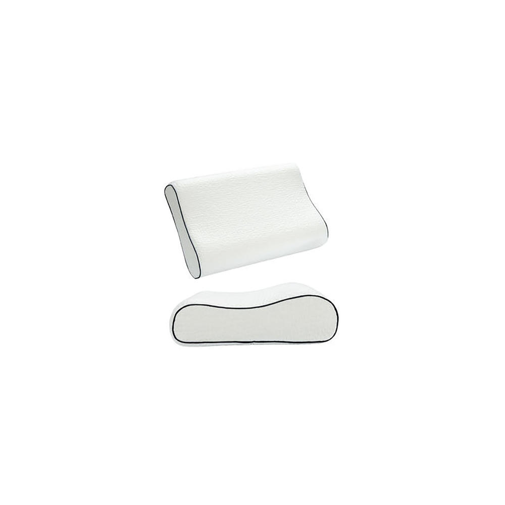 Costway Memory Foam Orthopedic Pillow - White