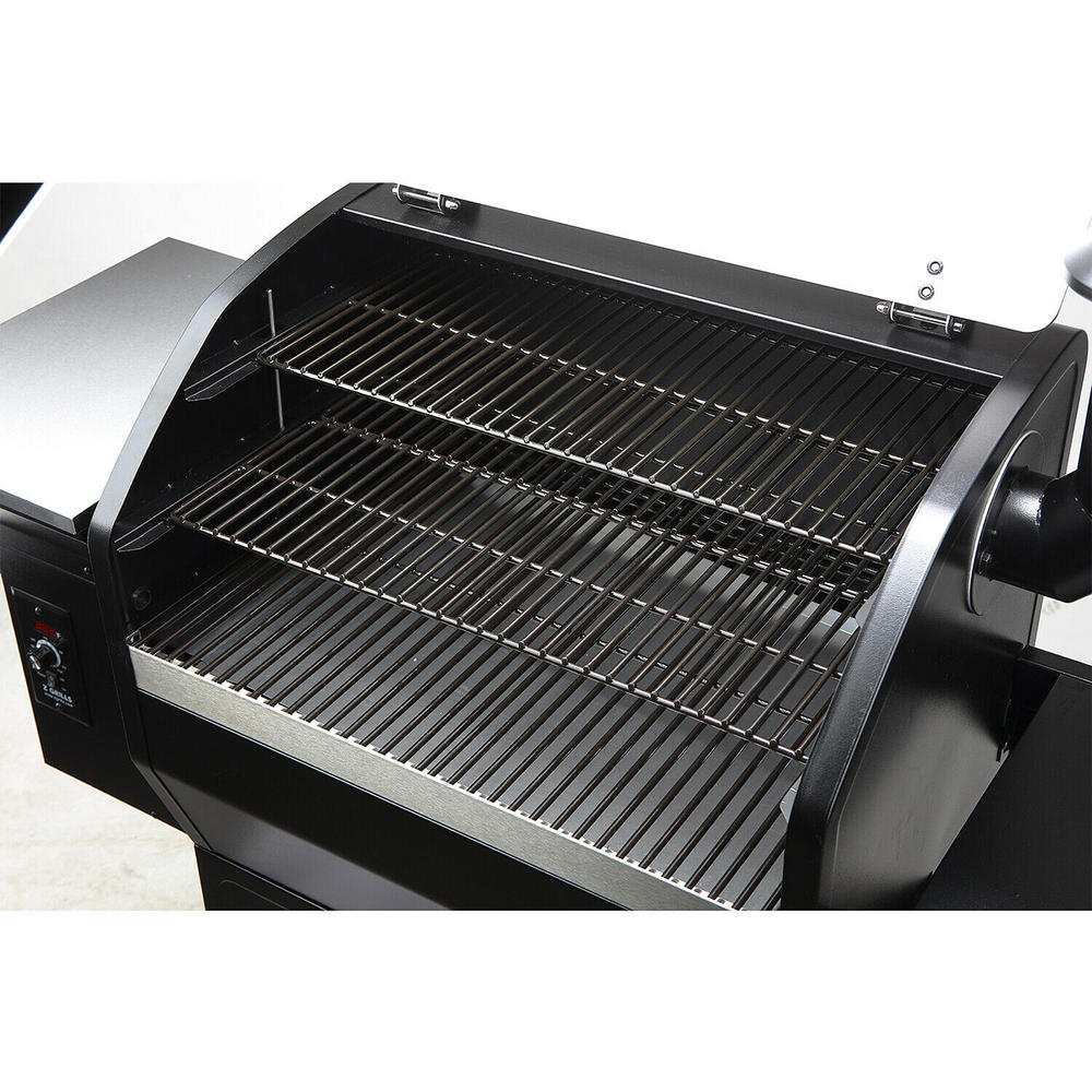 Z Grills  Wood Pellet Grill BBQ Smoker Digital Control with Cover Silver ZPG-10002E