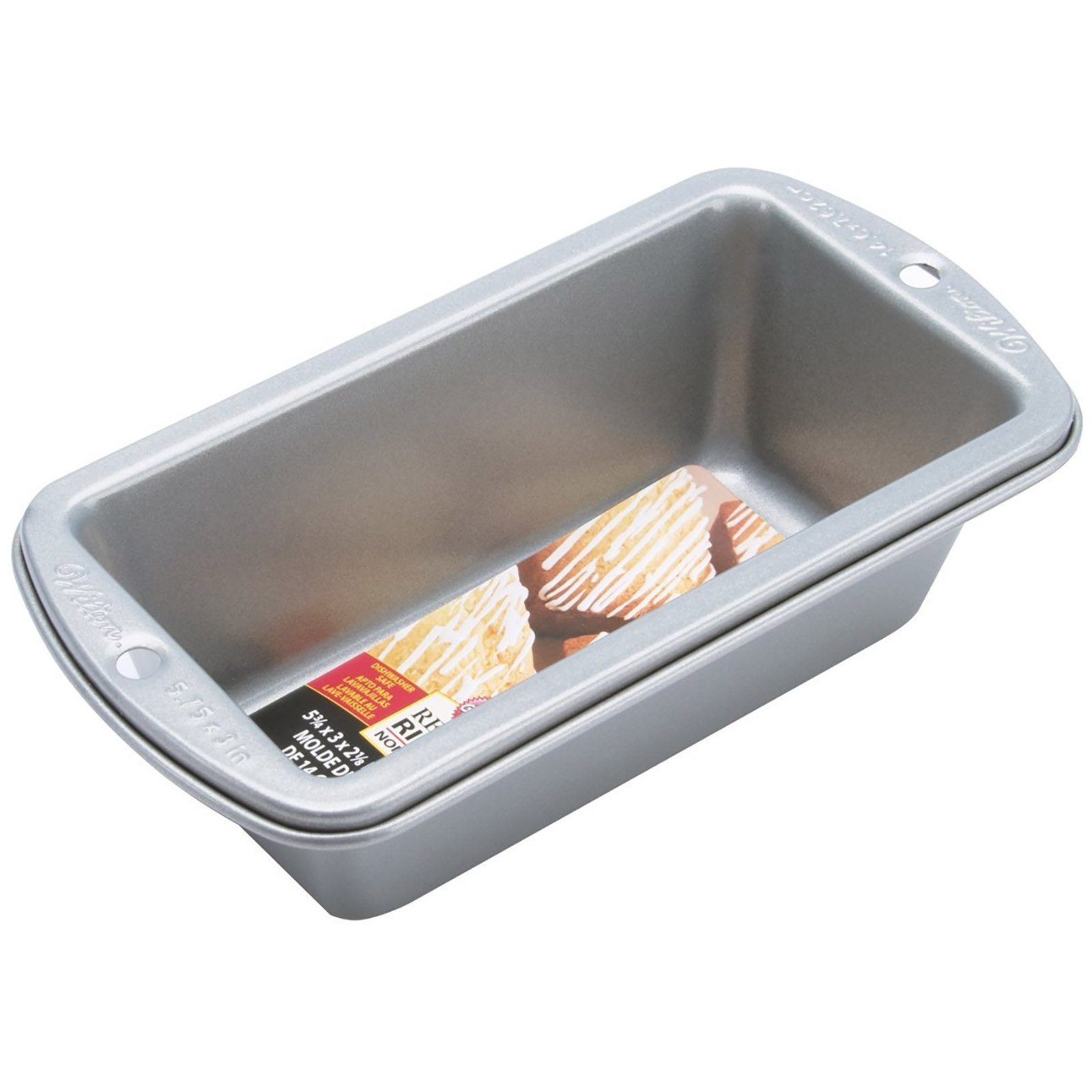 Recipe Right Non-Stick Mini Loaf Pan Set, 3-Piece - Wilton