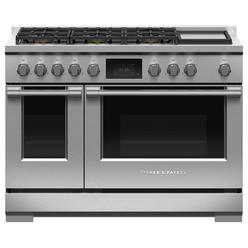 Fisher & Paykel RDV3486GDL 48" Professional Dual Fuel Range, 6 Burners with Griddle, Self-cleaning