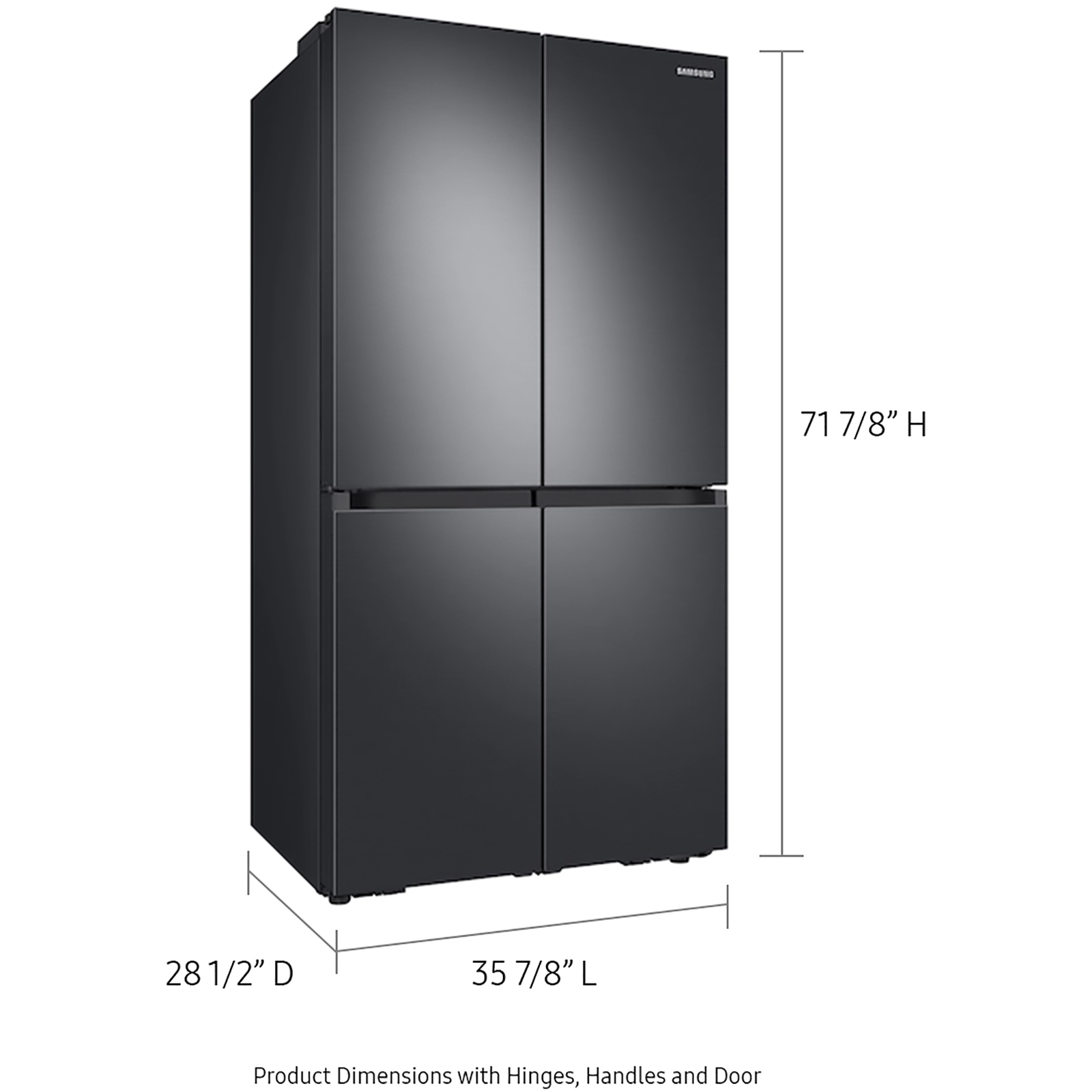 Samsung RF23A9071SG 23cu. ft. Smart Counter Depth 4Door Flex Refrigerator