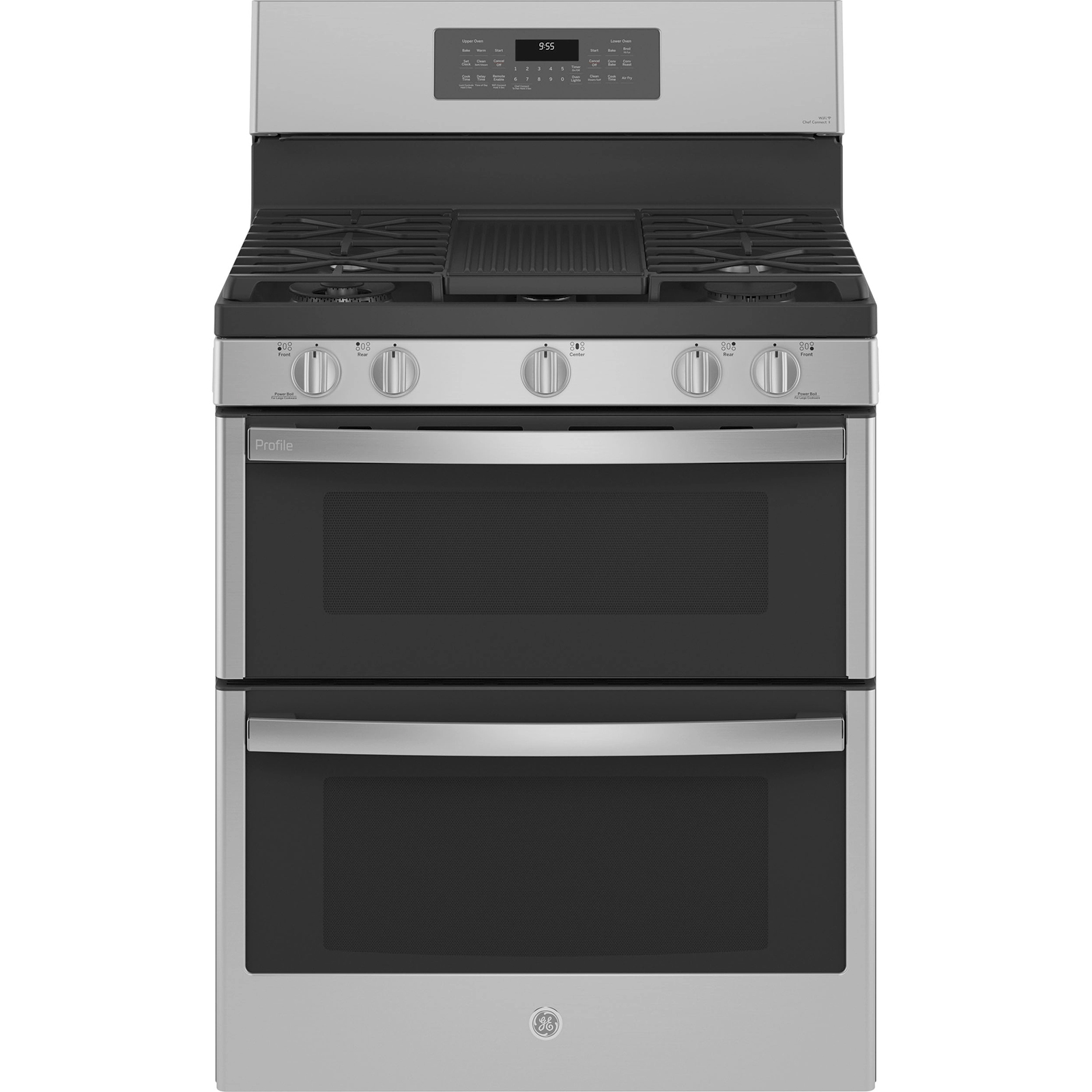 General Electric PGB965YPFS  Freestanding Gas Double Oven Convection Range