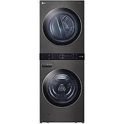LG WKGX201HBA Single Unit Front Load LG WashTower(TM) with Center Control(TM) 4.5 cu. ft. Washer and 7.4 cu. ft. Gas Dryer