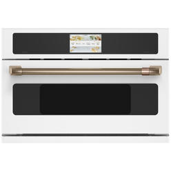 Cafe Csb913P4Nw2 30 In 17 Cu Ft Smart Electric Wall Oven And Microwave Combo With 120-Volt Advantium Technology In Matte White
