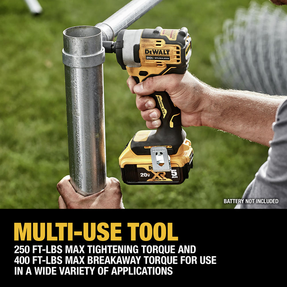 DeWalt DCF913B 20V MAX Brushless Lithium-Ion 3/8 in. Cordless Impact Wrench with Hog Ring Anvil (Tool Only)