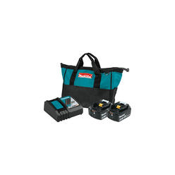 makita bl1850bdc2 18v lxt lithium-ion battery and rapid optimum charger starter pack (5.0ah)