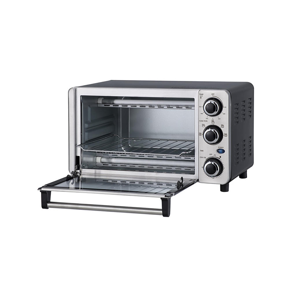 Danby DBTO0412BBSS  0.4 Cu Ft 12 L 4 Slice Countertop Toaster Oven in Stainless Steel