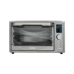 Danby DBTO0961ABSS 0.9 Cu Ft  25 L Convection Toaster Oven with Air Fry Technology Digital LCD Display