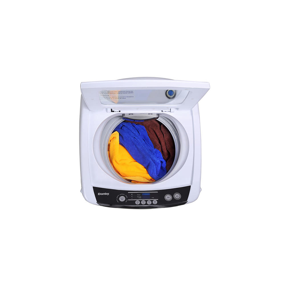 Danby DWM030WDB6 0.9 cu ft Compact Top Load Washing Machine in White