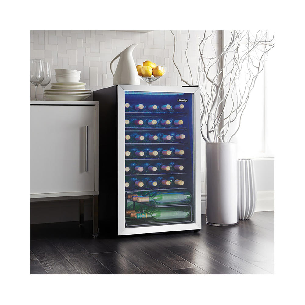 Danby DWC036A1BSSDB-6  36 Bottle Free Standing Wine Cooler in Stainless Steel