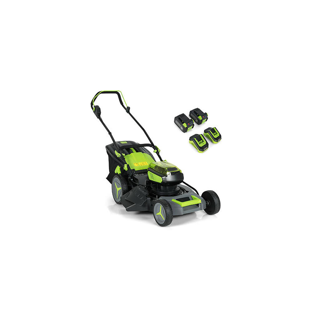 Costway GT3715US-GN 18” 40V Brushless Cordless Push Lawn Mower
