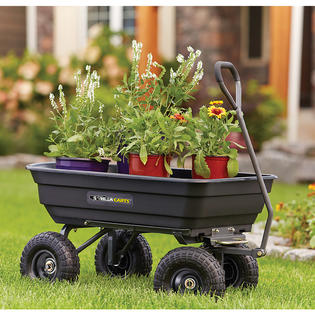 Gorilla Carts Poly Garden Dump Cart - Sears Marketplace