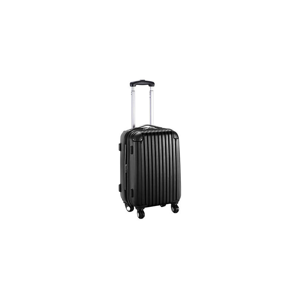 GLOBALWAY 20" Expandable ABS Trolley Suitcase Travel Bag Black