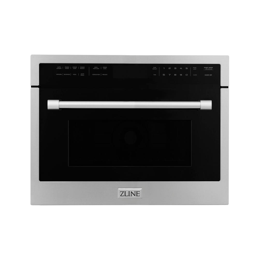 Zline Kitchen and Bath MWO-24 24" Built-in Convection Microwave Oven – Stainless Steel