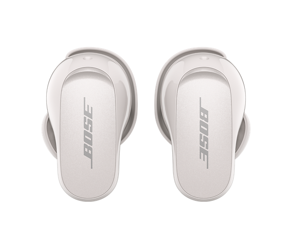 Bose 870730-0020 QuietComfort Noise Cancelling Bluetooth Wireless Earbuds II - White