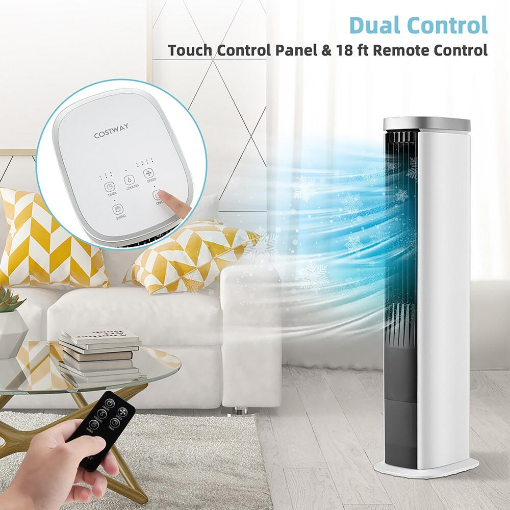 Costway ES10101USWH 3In1 Portable Evaporative Air Cooler 40