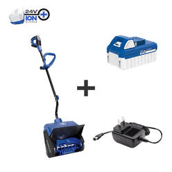 Snow Joe 24-Volt IONMAX Cordless Snow Shovel Kit | 13-Inch | W/ 4.0-Ah Battery and Charger