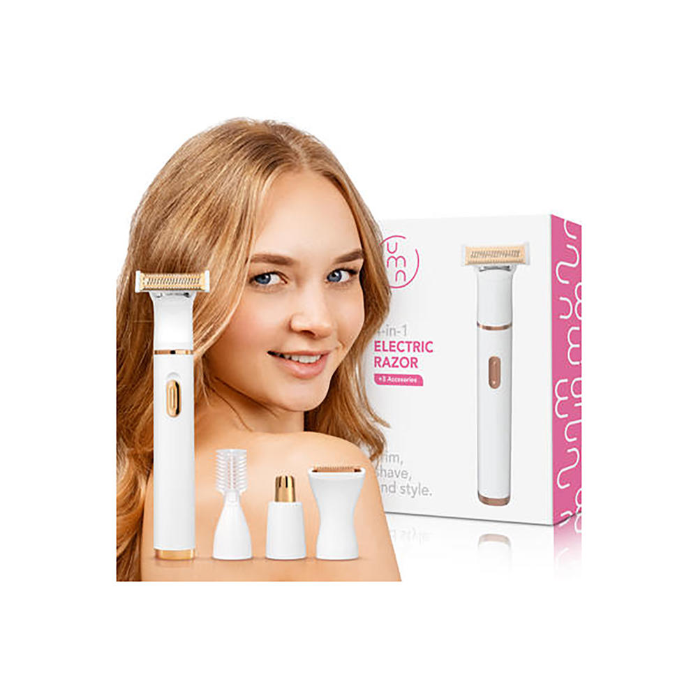 UMA 4in1 Women's 18K Gold Rechargeable Electric Razor