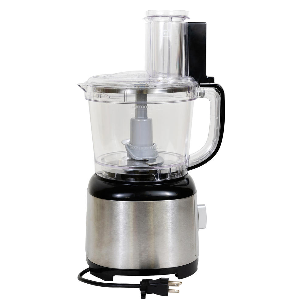 Kenmore KKFP11CB 11-Cup Food Processor and Vegetable Chopper, Black and Silver